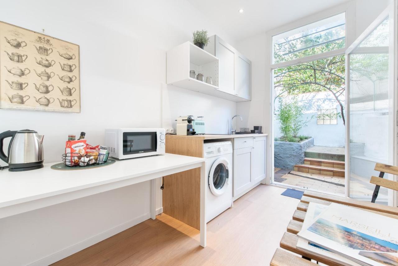 Studio Blancarde Terrasse Parking Clim Μασσαλία Εξωτερικό φωτογραφία